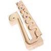 Kaeltsyn Set rulli in Legno da Costruzione Giocattolo educativo per Bambini Blocchi Costruzione con Pista per Palline Set rulli in Legno creativi Giocattolo didattico per Bambini in età la