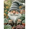 Artinhand Ottimi Puzzle per Adulti 500 Pezzi Gnomi Piante Grasse Puzzle in Legno Sfidanti Regalo per Amici Famiglia Decorazione per la Casa