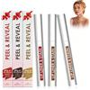 AONAT Set da 3 Peel Off Lip Liner Stain,Tinta Labbra Lunga Tenuta Waterproof, Lip Tint No Transfer ad Alta Pigmentazione,Delineatore Labbra Peel Off con Finitura Opaca Naturale,Reddish Brown Coffee Cocoa,02