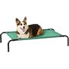 Amazon Basics Cane Lettino rialzato rinfrescante per animali domestici, Misura M, Verde, L 110 x P 65 x H 19 cm