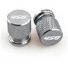 PNJDHGJFT Tappi per valvole moto Per Guerrilla450 Guerrilla GUERRILLA Himalayan 450 Accessori Per Tappi Coprivalvola Per Valvola Pneumatici Moto(Titanium-logo)