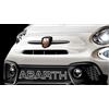 Ricreo Scritta per griglia anteriore compatibili con Abarth 500/595 Lettere per Calandra Adatte a Fiat punto e 500/595 Accessori Tuning adesive per decorazione (Grigio)