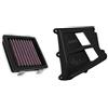 DNA High Performance Filters Kit Stage 2 filtro aria e coperchio airbox Compatibile con KTM 390 Adventure R (25-26) con 38.00% flusso d'aria aumentato PN: P-KT3N24-S2-COMBO-ROK