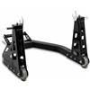 GENIAL MOTOR Cavalletto Alzamoto Posteriore in Alluminio con Supporti a Forchetta - Alza Moto Regolabile
