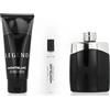 Montblanc Legend for Men set uomo Eau de Toilette 100 ml + Eau de Toilette 7,5 ml + Doccia gel 100 m opzione Black - White Cover