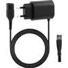 Oupdate 12V 0.4A Caricatore per Braun Rasoio Elettrico Serie 9 8 7 6 5 3 1, Adattatore di Alimentazione per Rasoi Elettrici 3040s 340s 390cc 760cc 790cc 9095cc, Caricabatterie Cavo di 1m con Spazzola Pulizia