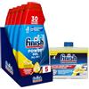 Finish Kit Lavastoviglie; Finish Powergel Detersivo Lavastoviglie Lemon 150 Lavaggi, Curalavastoviglie Limone 250ml