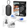 Hearprotek 2 paia Tappi per le orecchie per dormire 36 dB, tappi per le orecchie, per la notte contro il russare e il rumore, in silicone, protezione per le orecchie per il lavoro, per il sonno