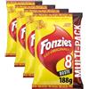 Fonzies Gli Originali, Croccantini di Mais al Formaggio, Cotti al Forno, 188g (multipack 8 bustine da 23,5g) (Confezione da 4)
