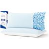 MKS Cuscino In Memory Foam 40x80 Set Di 2 - Cuscini Ergonomici Con Gel Rinfrescante - Cuscino Morbido In Schiuma Per Dormire Sulla Schiena, Sul Fianco O Sulla Pancia - Cuscini Memory