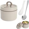 TLDBATICE Contenitore termico per alimenti 650ml, contenitore termico in acciaio inox con cucchiaio, termico per alimenti, termos per cibo, a prova di perdite, contenitore termico per pranzo, termica