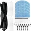 YUETTYY Parti di ricambio accessori per Laresar L6 Pro per robot aspirapolvere Laresar Evol 3, include filtri HEPA spazzole (stile 2)