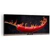 ARTTOR Quadro su Tela 100x40cm Stampe da Parete Chilli Paprika biologica l'agricoltura Grandi Decorazione Murale Camera da Letto 1 pezzo Quadri Moderni Soggiorno Immagini Wall Art Canvas AB100x40-3193