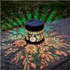 Generico Nome Del Prodotto: Proiettore Solare A Forma Di Mandala Da Parete, Lampada Da Giardino Per Esterni, Decorazione D'ambiente Per Patio (C)