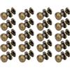 HEEPDD Rivetti del chiodo, 20 Pz Testa Rotonda Pulsante Vite Stud per Cuoio Craft Cintura Portafoglio Borsa DIY Decorazione Accessori 9x8mm