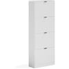 Vicco Scarpiera da ingresso Gizmo, Bianco, 59 x 146.6 cm