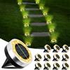 Focenat 12 Stück Solarlampen per Esterno, 8 LED Solar Bodenleuchten Esterno