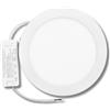 JANDEI - Downlight LED 12W Rotondo Montato a superficie, (equivalente a 100W), Alluminio, Anello bianco opaco. Alimentazione inclusa. (1 Unità, Bianco Neutro 4200K)