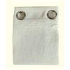 Generico Tenda con anelli cm 140 x 290, Poliestere 100%, disponibile in 4 colori, Semitrasparente (Panna)