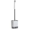 UJEDFHV Spazzolone Wc Scopino for WC in plastica con manico lungo e base di scarico, senza foratura, accessori for la pulizia del a parete(White)