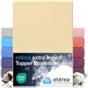 etérea Himmlische Qualität etérea Premium Topper lenzuolo con angoli 120x200-120x220 cm Natura Epaisseur 5-10 cm - 100% Cotone - Oekotex materasso Letto copripiumino - lenzuola 120x200cm - 120x220cm Nature