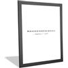 Rahmendesign24 Cornice per puzzle | Nero (opaco) 50x70cm (FORMATO PUZZLE) | Moderno portafoto per foto, poster, puzzle e certificati | Cornice da parete e da tavolo per galleria