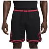 Nike Jordan Jordan Dri-FIT Diamond - pantaloni da basket - uomo, Black/Red