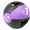 Get Fit Medicine ball 6KG - attrezzi body building, Black/Violet