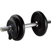 Get Fit Dumbbell set spring 10kg - set manubri, Black