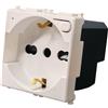 ETTROIT Presa Schuko Smart WiFi 16A con Monitoraggio Consumi Compatibile Vimar Plana Bianca - TUYA Smart - EVWF2102