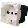 ETTROIT Presa Schuko Smart WiFi 16A con Monitoraggio Consumi Compatibile BTicino Living Light Bianca - TUYA Smart LBWF2102