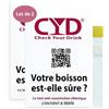 Capote2Verre CYD - Kit di test antidroga, kit di test antidroga rapido e pratico per bevande - Rilevamento in 2 minuti - 5 test per bustina - kit di test da portare ovunque con te