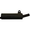 GIANNELLI SILENZIATORE KAWASAKI K MX 125 '82/01 IN FERRO VERNICIATO NERO