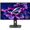 ASUS ROG Strix OLED XG27AQDPG, Monitor Gaming da 26,5" Quad HD QD-OLED (2560 x 1440), 0,03ms (GTG), 500Hz, Anti Sfarfallio, Compatibile G-SYNC, HDMI, DisplayPort, Hub USB, DisplayWidget Center, Nero