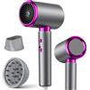 LORVENA Phon Capelli 2400W Asciugacapelli Potente con Motore AC 3 Temperature e 2 Velocità con Diffusore e Concentratore, Asciugatura Rapida, Controllo Temperatura, Uso Casa e Viaggio