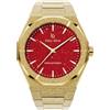 PR Paul Rich Paul Rich Frosted Star Dust II Gold Red FRSD207 horloge