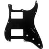 Musiclily Pro 11 Fori HH Battipenna ST 2 Humbucker Pickguard 3 strati Nero