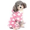 Zunea Pigiama per Cani Piccola Taglia Invernale Cappotto Tuta con cappuccio per Cuccioli Cane Gatti Morbido Caldo Giubbotti Vestiti Felpa Abbigliamento Cani Costume per Natale Halloween Rosa M