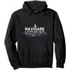 Mademark Navigare Ë Vivere Due Volte - Arte per Amanti del Mare Felpa con Cappuccio, Unisex per Adulti, Rosso, L