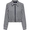 ONLY Onlkimmie Life Bomber Jacket CC Otw Giacca, Ombre Blue/Checks: Cloud Dancer, XS Donna