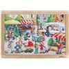Beleduc Mercato dei puzzle con cornice di Beleduc