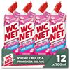 Wc Net Candeggina Gel Profumata: Detergente WC Azione Sbiancante, 700ml x12