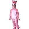 Ciao Pantera Rosa tuta peluche bambino costume travestimento originale Pink Panther (Taglia 3-4 anni)