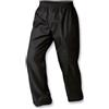 Brugi Uomo Pantaloni Regular Fit, Impermeabile, Antivento, Poliestere, Taffeta, con Elastico in Vita e Cerniera al Fondo, Ripiegabile Nero L