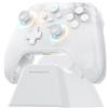 Machenike G3 V2 Kabelloser Gamecontroller mit Ladestation - Weiss (Android, iOS, Switch, Windows), Controller gaming, Bianco
