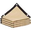 DATOUJL Rete Ombreggiante 2x6m | 90-95% Protezione UV con Anelli Metallici | Tessuto Anti-UV Rinforzato per Serra, Giardino, Capanno Auto o Recinzioni | Personalizzabile (Beige,4m*6m)