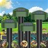 TOPsic Talpe Ultrasuoni Solare 4 Pezzi, Repellente Solare Scaccia Talpa, Dissuasore per Talpe a Ultrasuoni Utilizzato per Respingere Talpes, Arvicole, Serpenti Protegge Prati e Giardini