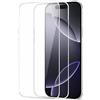 HCT STYLE Pellicola Vetro Temperato per iPhone 15 Plus 2 Pezzi