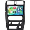 ACAVICA Autoradio 9" Android 15 per Suzuki Jimny 3 2005-2017 - 4+64GB, Wireless Carplay, Android Auto, GPS Navigatore, Bluetooth 5.4, WiFi 6.0 - Schermo HD 2 Din con USB, compatibile con volante