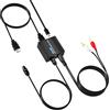 AMANKA Convertitore Audio HDMI ARC 192KHz - Splitter Audio con Uscite SPDIF/Coassiale + 3,5mm AUX/RCA + Ottico,Cavo HDMI Incluso,Compatibile con Blu-ray e Soundbar